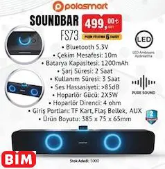 POLOSMART SOUNDBAR FS73